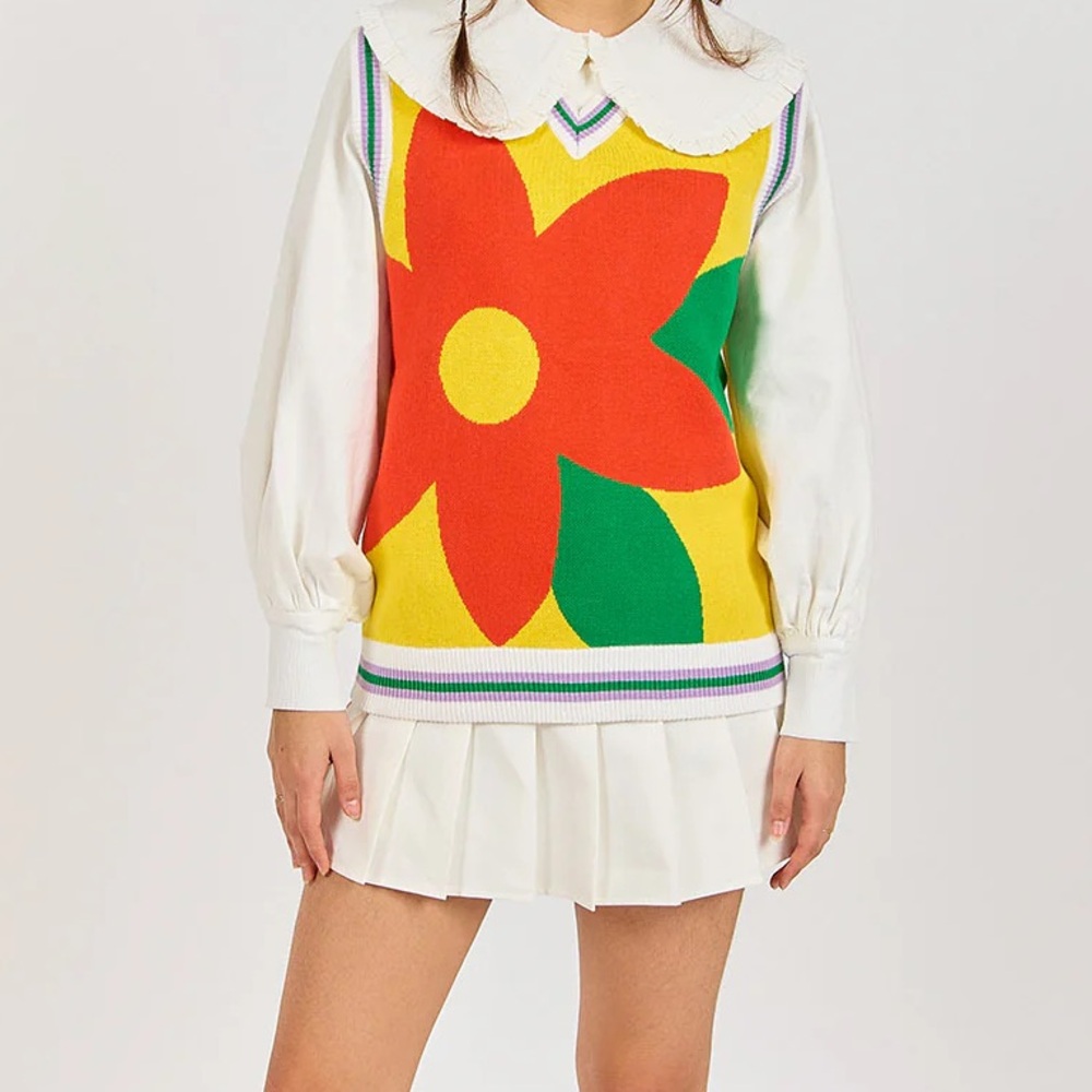 Kina and Tam floral vest